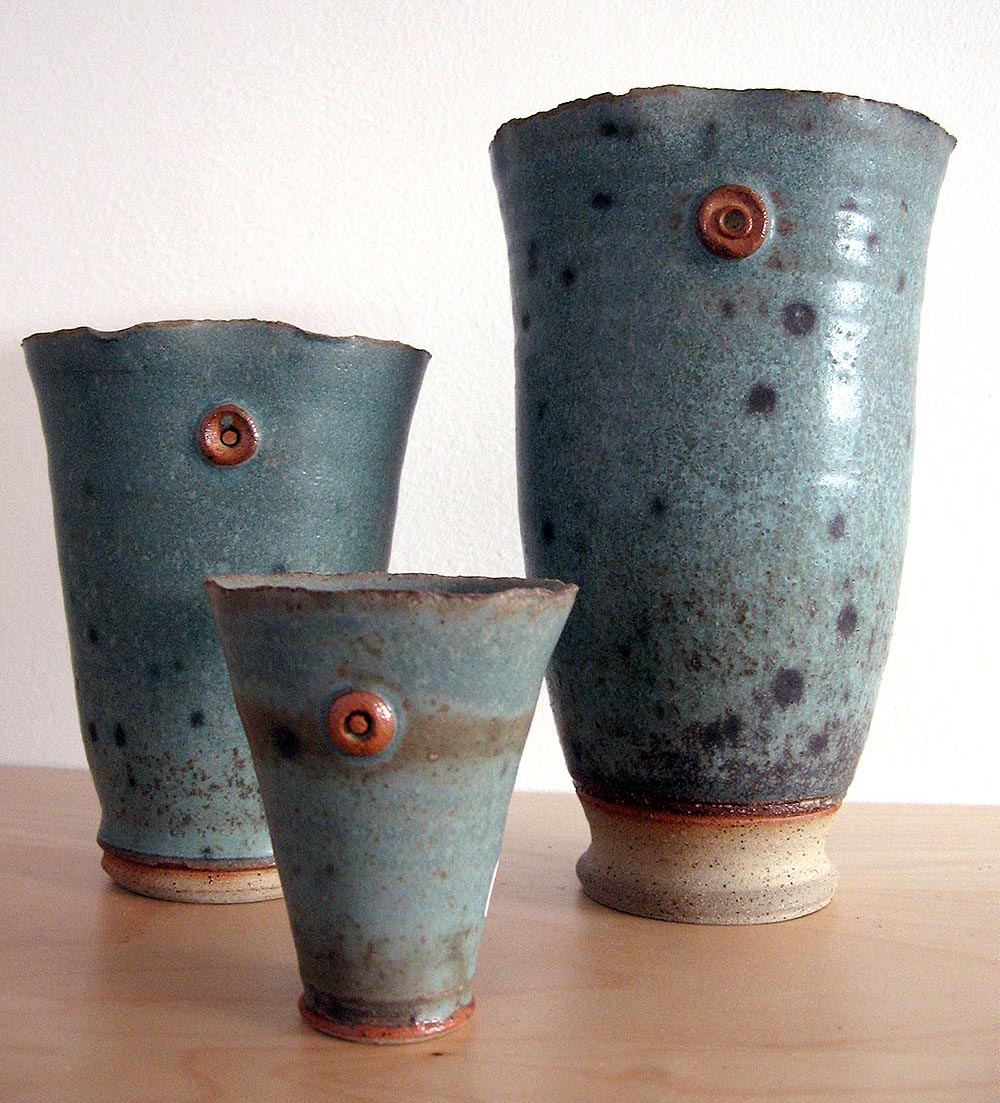 Turquoise vases